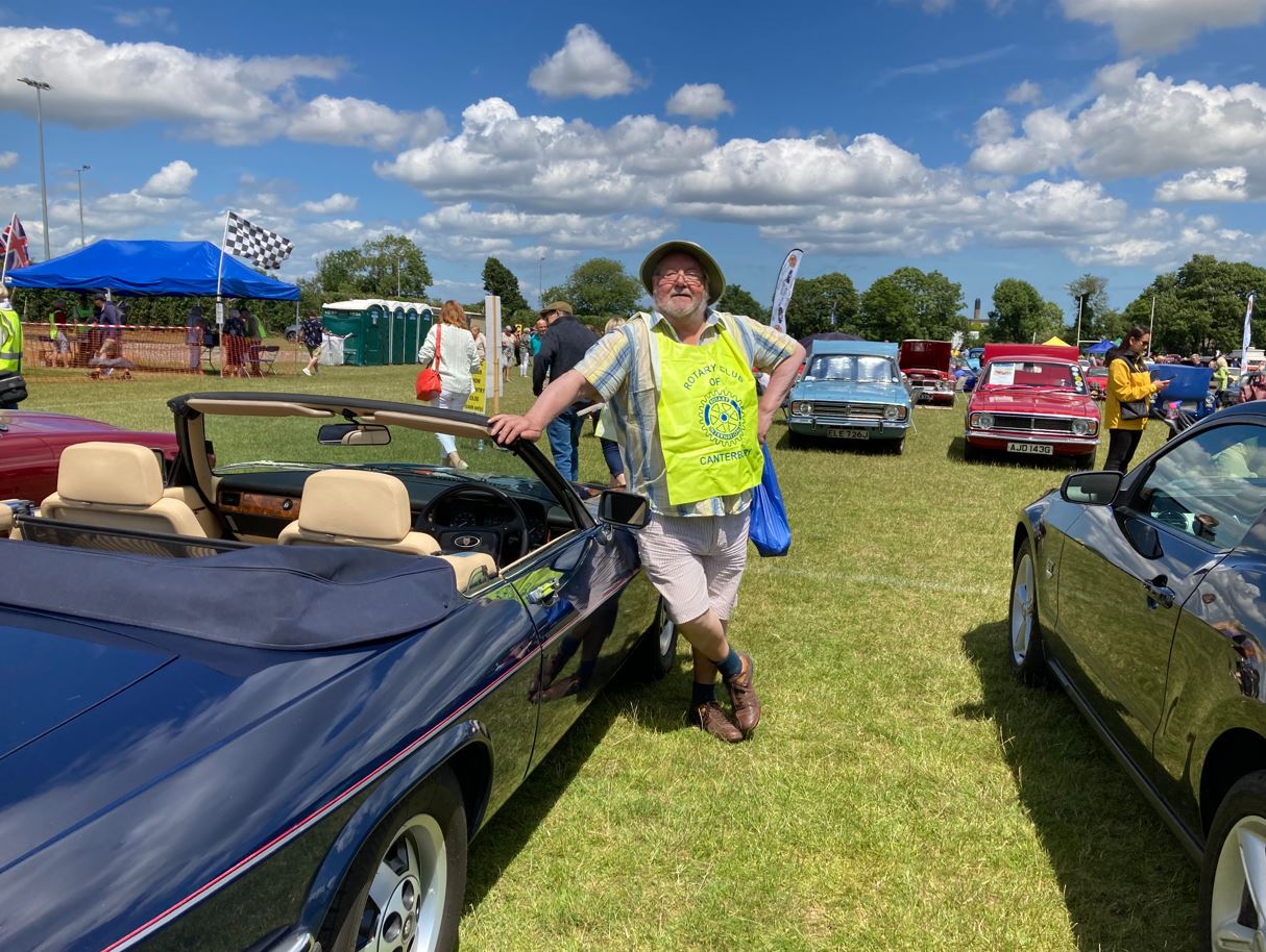 Great Classic Car fundraiser put on by Canterbury Forest of Blean Rotary