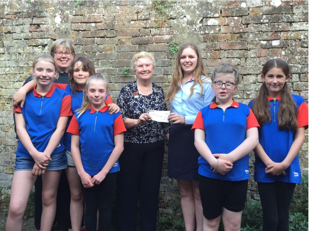 Donation to Harbledown Guides